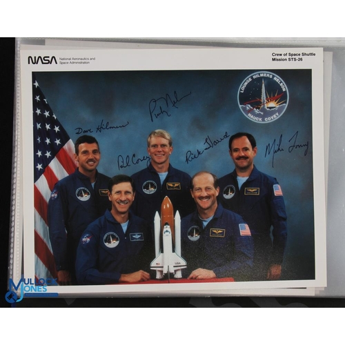 903 - NASA - Shuttle Missions fine set of approx. 48 colour 8x10 photographs showing the crews of Space Sh... 