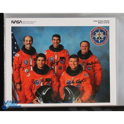 903 - NASA - Shuttle Missions fine set of approx. 48 colour 8x10 photographs showing the crews of Space Sh... 