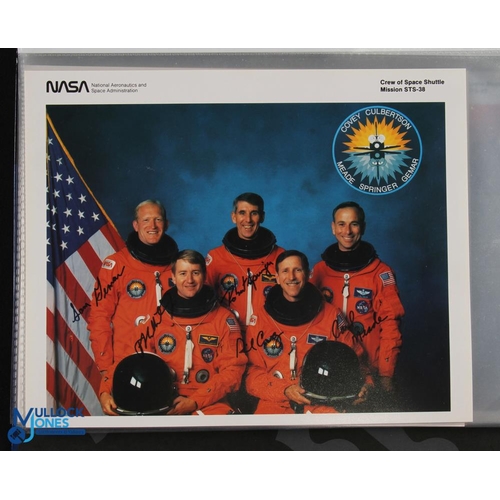 903 - NASA - Shuttle Missions fine set of approx. 48 colour 8x10 photographs showing the crews of Space Sh... 