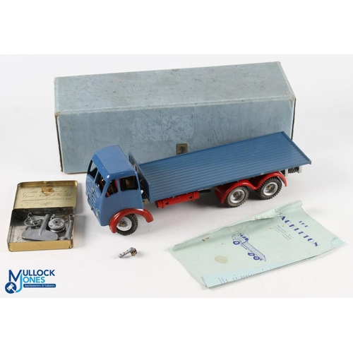 245a - Clockwork Shackleton Foden FG.6 Flatbed Lorry, in its original box with instructions, key, but need ... 