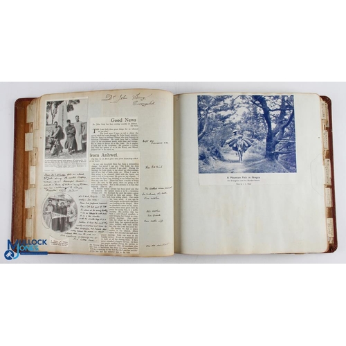 803 - 1930-1940 China Inland Mission Scrap Book, handwritten notes on the mission's work in China province... 