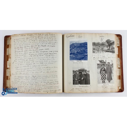 803 - 1930-1940 China Inland Mission Scrap Book, handwritten notes on the mission's work in China province... 