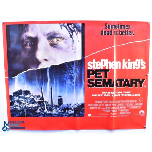 175 - Original Movie/Film Poster - Stephen King - Pet Cemetery 40x30