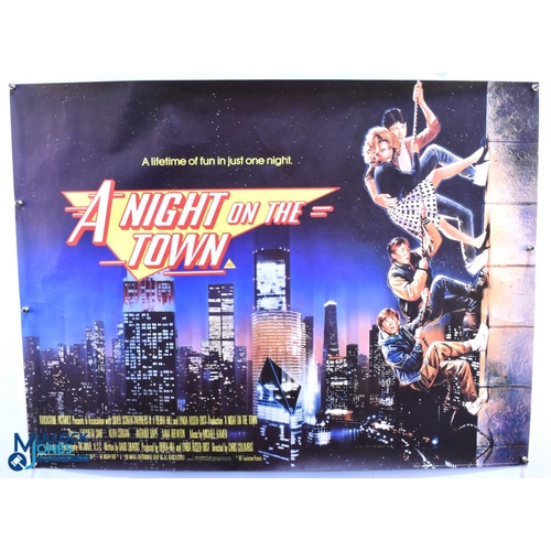 184 - A Night on The Town UK Quad Poster Comedy 1987 40x30