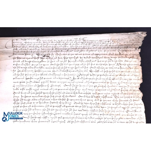 721 - Scotland - The Lands & Mains of Edmonston 1615. Contract between John Edmonston & Thomas Hope. A ver... 