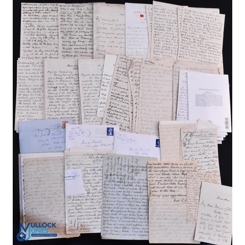 828 - Ephemera - 19th c Letters box file containing a considerable qty of letters mostly from late 19th c ... 