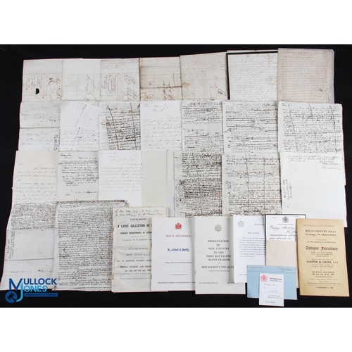 829 - Ephemera/Historical Letters large bundle of late 18th/early 19thc letters in need of further researc... 