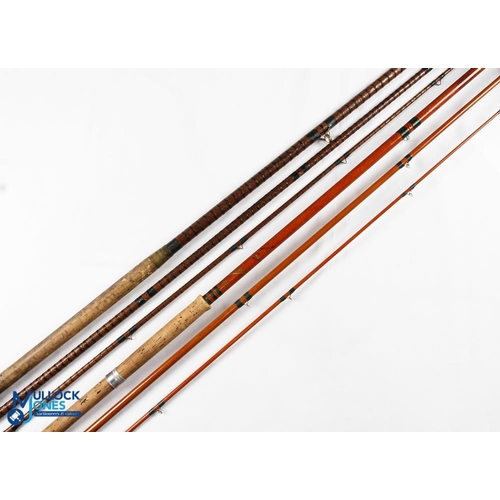 1445 - 2x Fishing Rods - features C Farlow & Co London The Farlight hollow glass salmon fly rod 14ft 3 piec... 