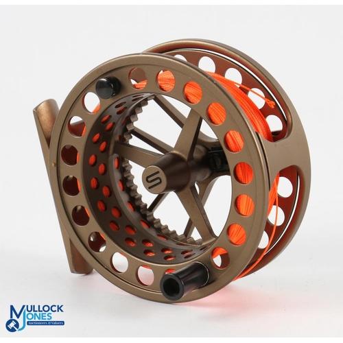 151 - Sage USA Click III superlight bronze colour alloy brook trout fly reel 3 1/4