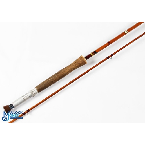 163 - J S Sharpe Ltd Aberdeen split cane trout fly rod 9' 6