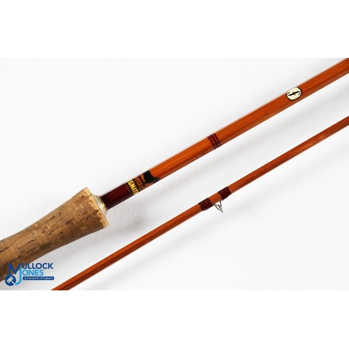 163 - J S Sharpe Ltd Aberdeen split cane trout fly rod 9' 6