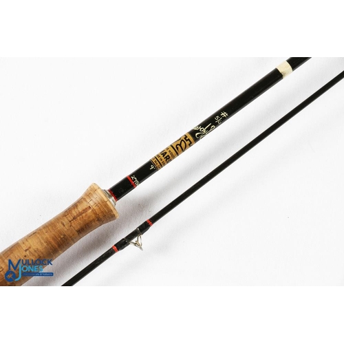 273 - Hardy Alnwick graphite trout fly rod 9' 2pc line 5/6#, alloy uplocking reel seat and collar, MCB, li... 