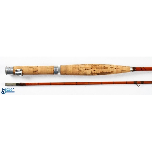 277 - A superb Hardy Alnwick cc de France palakona split cane trout fly rod E72450 (1950) 8' 2pc