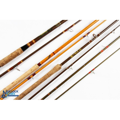 282 - A collection of spinning rods, as follows: Abu Sweden Atlantic 453 Zoom rod 9' 6