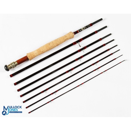 40 - Hardy Bros Deluxe Smuggler classic carbon trout fly rod 9' 6