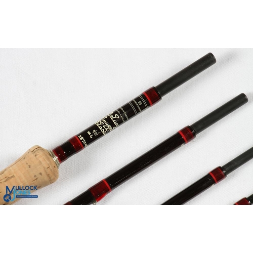 40 - Hardy Bros Deluxe Smuggler classic carbon trout fly rod 9' 6