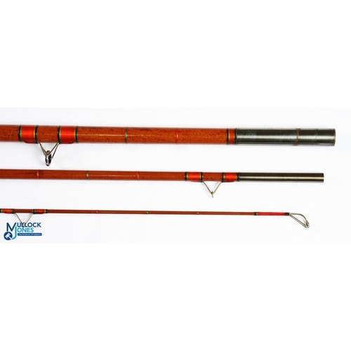 494 - S Allcock & Co Ltd Redditch 3 Star hollow glass match/trotting rod 12' 3pc, 24
