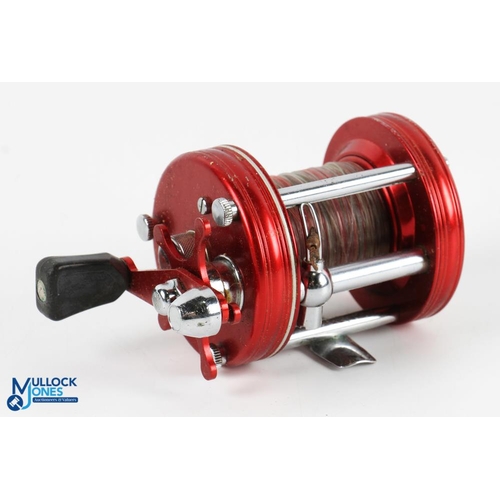 8 - Abu Sweden Ambassadeur multiplier reel 6000, foot No 060600, side tensioner, runs very smooth. With ... 