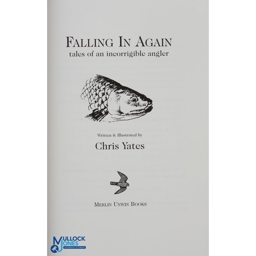 83 - Chris Yates Signed Falling in Again limited edition No.41 of 100, full leather binding with original... 