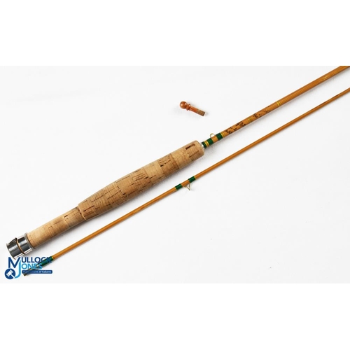 888 - Interesting refurbished split cane trout small stream fly rod - 6' 6