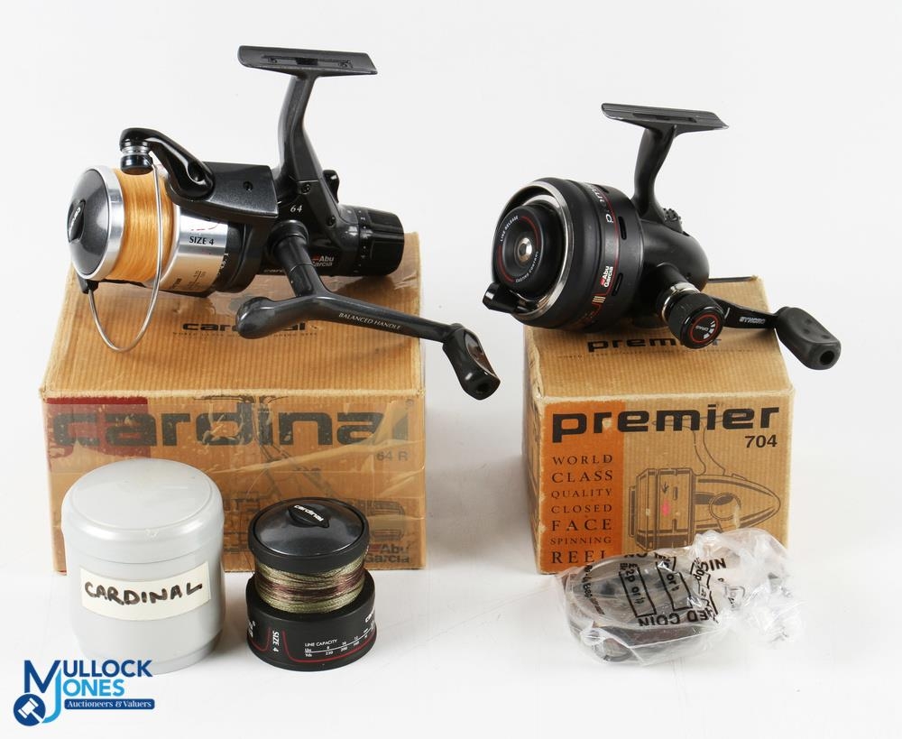 Abu Sweden Premier 704 closed face spinning reel and spare spool