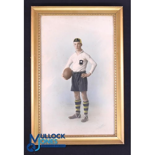 1 - Rare 1922-3 hand-coloured full length Portrait Photograph, G Bonner, Yorkshire Schools: In original ... 