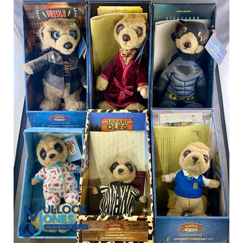 160 - Compare The Market Meerkat Plush Toys Bundle Collection: to include Bogdan, Oleg, Baby Oleg, Batman,... 