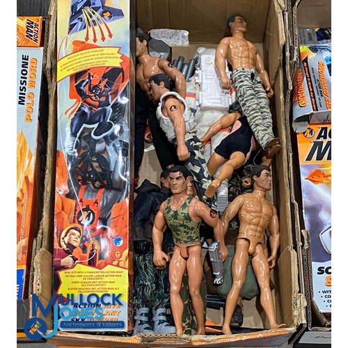 161 - Action Man Toys, Figures Accessories, 13 action figures: good, boxed items of Polar Mission, Kick Bo... 