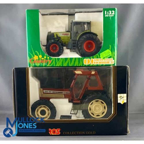 167 - Ros Diecast Fiat 180-99 Turbo DT Tractor 1:18 Scale: a boxed example, with a Country collection Claa... 