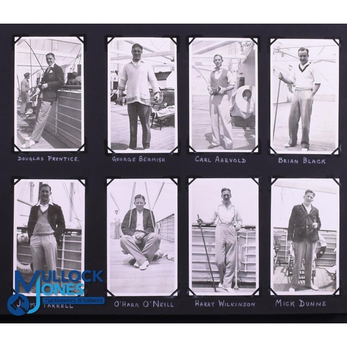 17 - Unique Photo Album of the 1930 British & I Lions Tour plus On-Board Personal Photos & Negatives (120... 