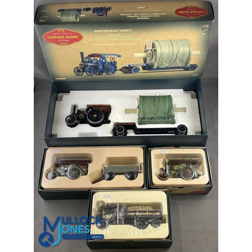 179 - Corgi Vintage Glory of Steam Showman Steam Engine Models, to include 8034 Garrett 10 ton roller, 801... 