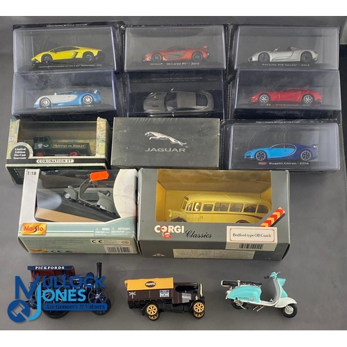 181 - Diecast Toy Car Collection, a mixed lot to include Corgi, Panini, Matchbox, Maisto scooter Days Gone... 