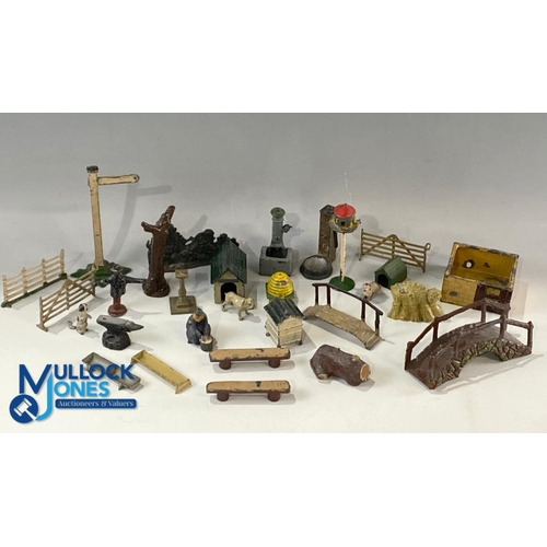 215 - Britains Johillco FGT & Son Lead Farm Figures, Toys, Accessories, a good collection with noted items... 