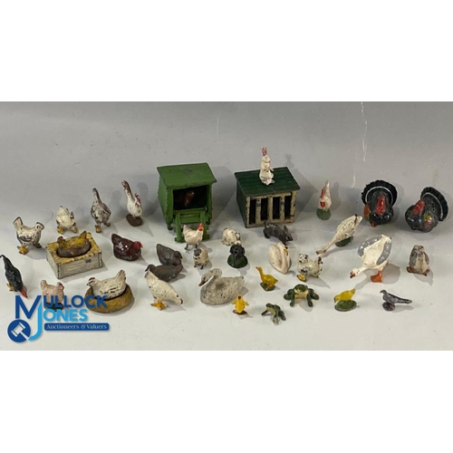 217 - Britains Johillco FGT & Son Lead Farm Small Figures, Toys and Accessories, a good collection with a ... 