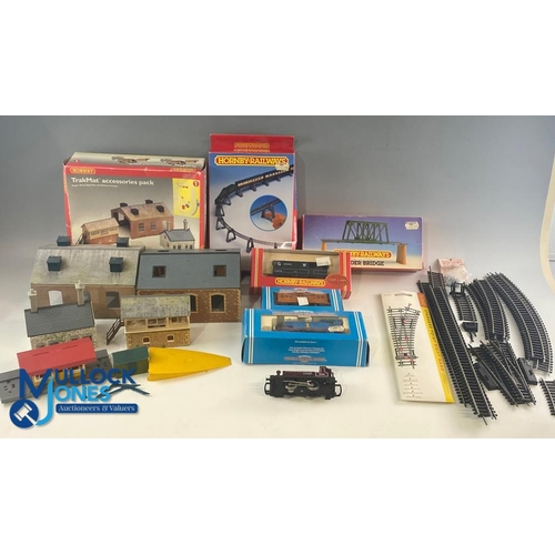 228 - Hornby 00 Gauge Train Locomotives and Track Building Accessories: a box to include Thomas the Tank R... 