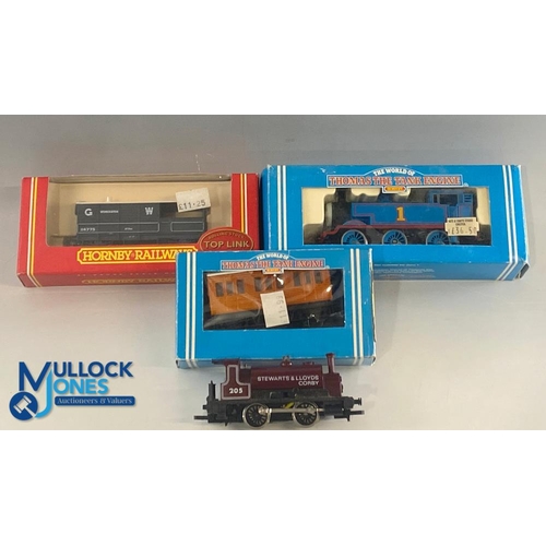 228 - Hornby 00 Gauge Train Locomotives and Track Building Accessories: a box to include Thomas the Tank R... 