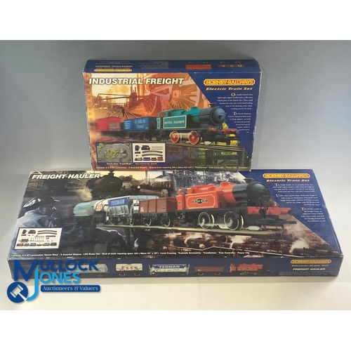 230 - 2 Hornby 00 Gauge Train Sets, an Industrial Freight Electric R1005 plus Freight Hauler R1014 - both ... 