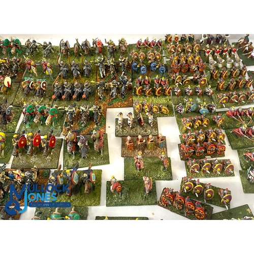 272 - 25mm DBA Romans Metal Historical Gaming Soldiers Figures, to include foot soldiers and horseback fig... 