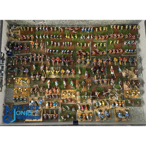 273 - 25mm DBA Persians Metal Historical Gaming Soldiers Figures, to include foot soldiers and horseback f... 