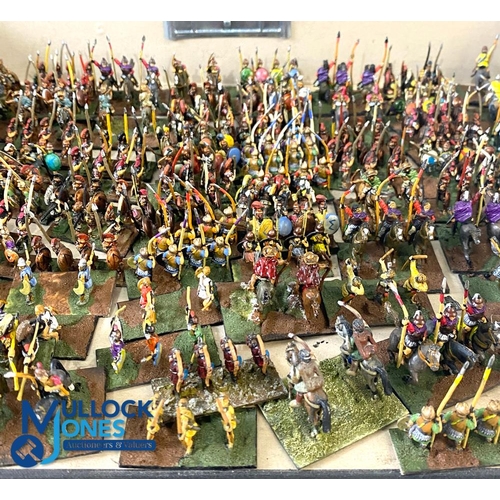 274 - 25mm DBA Spartans Metal Historical Gaming Soldiers Figures, to include foot soldiers, horseback figu... 