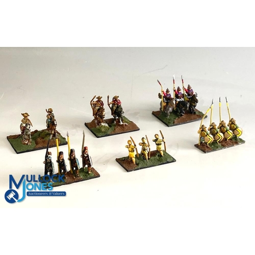 274 - 25mm DBA Spartans Metal Historical Gaming Soldiers Figures, to include foot soldiers, horseback figu... 