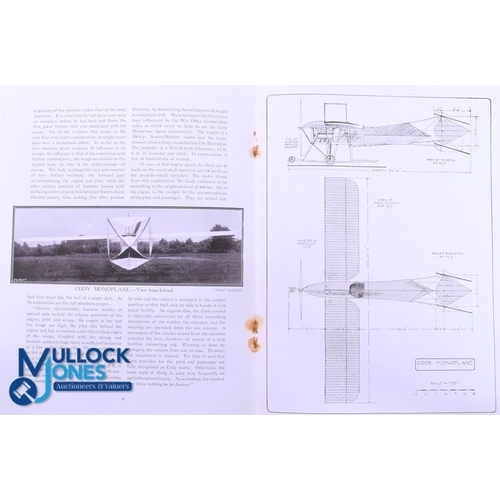 657 - Aviation (3) - The Cody Flyer c1911-12 Catalogue - 12 page sales catalogue illustrating the aircraft... 