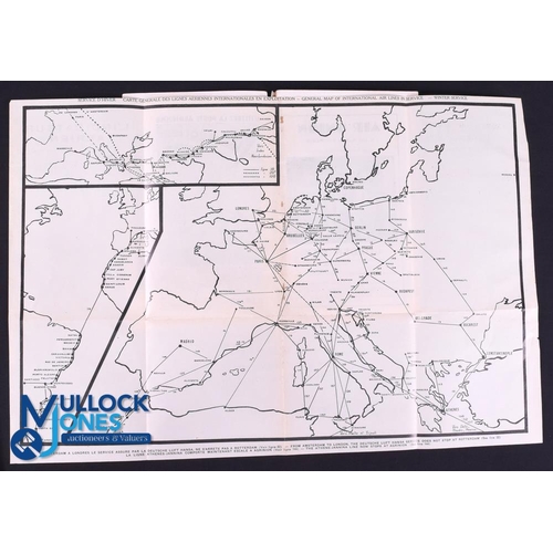 659 - Aerial Timetable 1921 - a 144 page Times and Fares tables with information, and several pages of adv... 