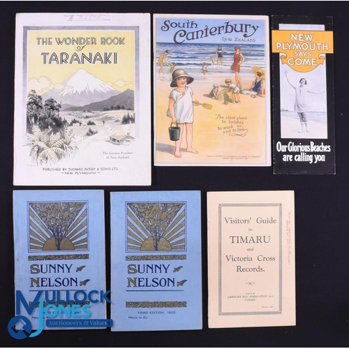 67 - New Zealand Local Tourist Publicity Books (6): With one duplicated (Nelson), the publicity guides fo... 