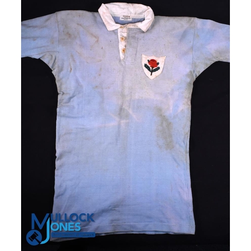 76 - Rare 1930 NSW Waratahs Matchworn Jersey v British & I Lions: Clearly match worn including some stain... 