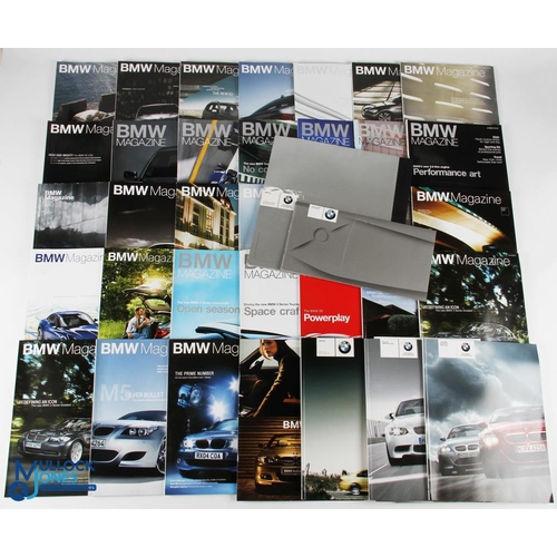 858 - BMW Sales Brochures and BMW Magazines: a selection of sale brochure to include M5 saloon/M6 Coupe 20... 