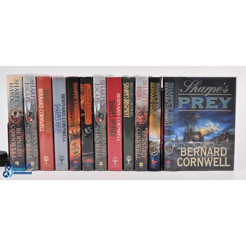 859 - First Editions - Bernard Cornwell (23) - 'Sharpe' novels. Carton of first edition Cornwell books inc... 