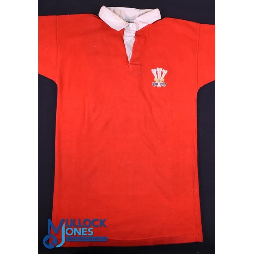 99 - 1970 JPR Williams Matchworn Welsh Jersey v S Africa: Particularly ironic in the face of his very rec... 