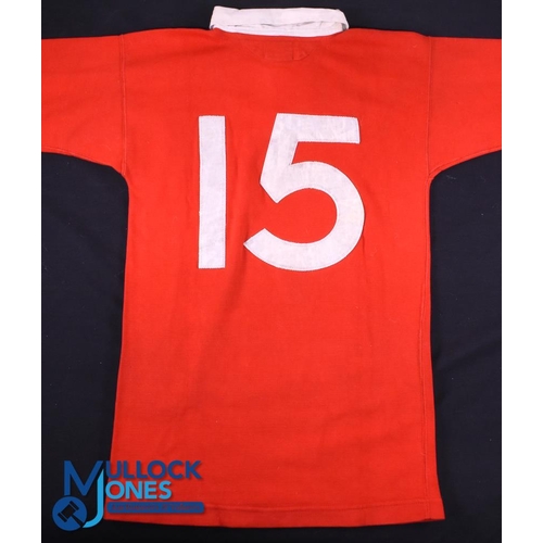 99 - 1970 JPR Williams Matchworn Welsh Jersey v S Africa: Particularly ironic in the face of his very rec... 