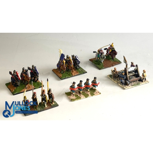 276A - 25mm DBA Knights Medieval Metal Historical Gaming Soldiers Figures, to include foot soldiers, horseb... 